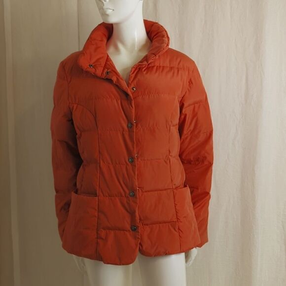 Talbot's Down Jacket Orange Size M - Picture 4 of 9